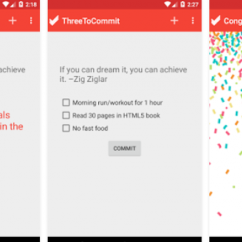 تطبيق لمساعدتك على اتمام اهدافك اليومية