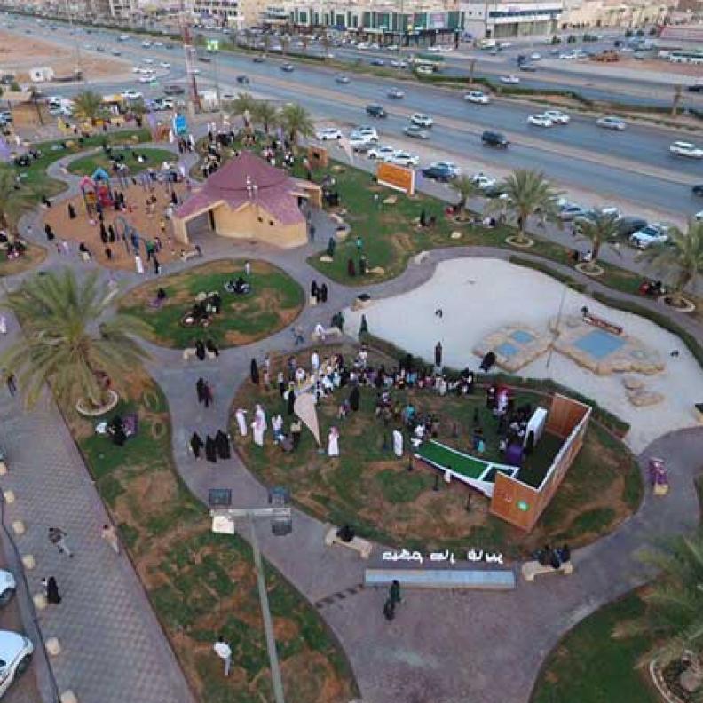 الصورة من حساب أمانة مدينة الرياض على فيسبوك