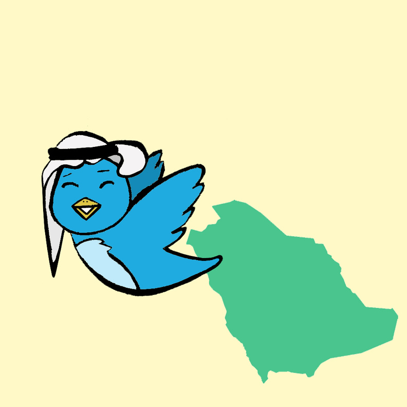 السعوديين في المركز الاول في تويتر 