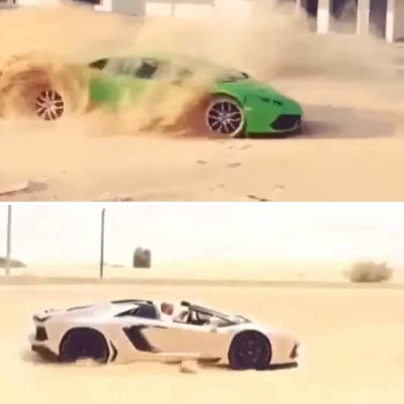 هوراكان وافينتادور تتحديان الرمال العربية