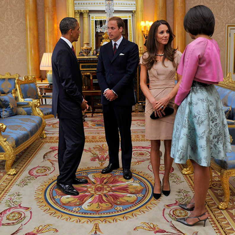 لقاءات وليام و اوباما سابقا