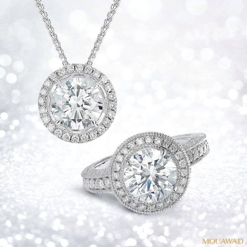 ابهر العروس بأجمل  مجموعة الماس من دار "معوّض"