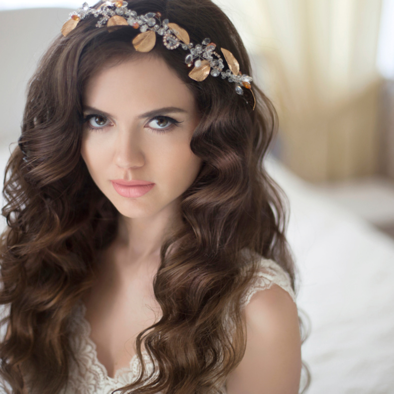 شعركِ أكثر كثافة يوم زفافك