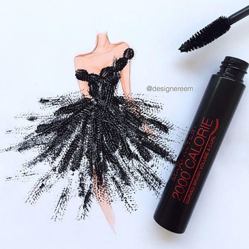 لوحة ريم بالماسكار