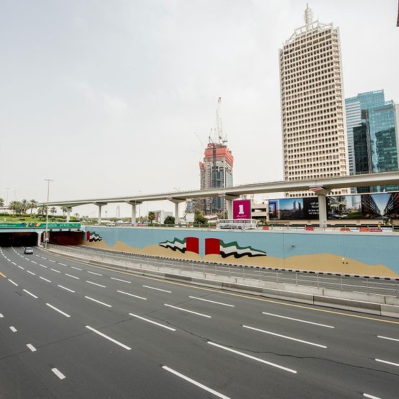 كاميرات لرصد حرارة الجمهور والتباعد الجسدي في شوارع دبي