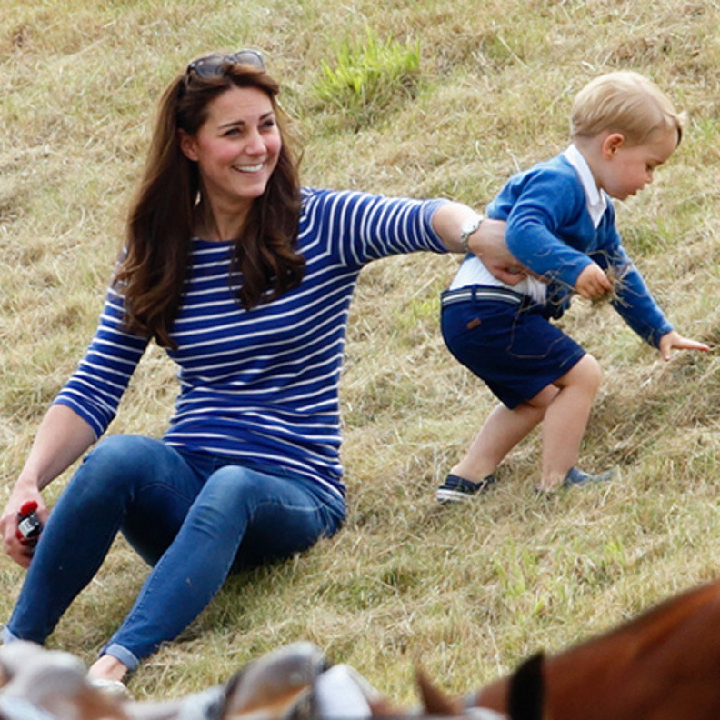 كيت ميدلتون والأمير جورج