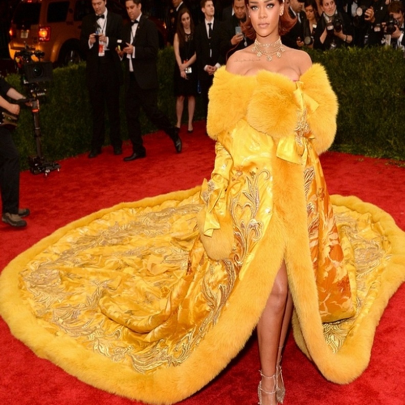 Rihanna in Guo Peiat Met Gala