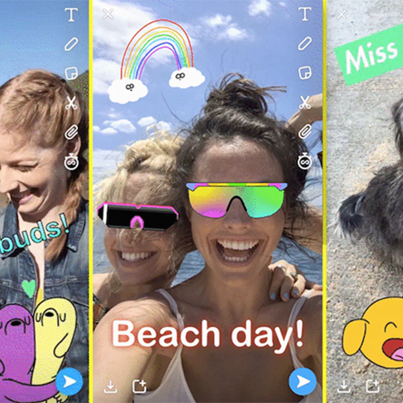 الملصقات المتحركة .. جديد سناب شات