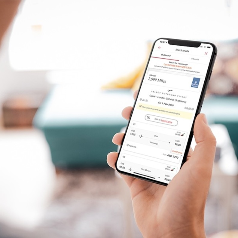 طيران الإمارات تتطلق تطبيقها باللغة العربية