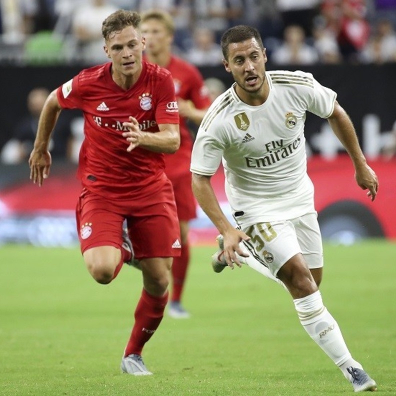 إيدين هازارد يلعب للمرة الأولى مع ريال مدريد