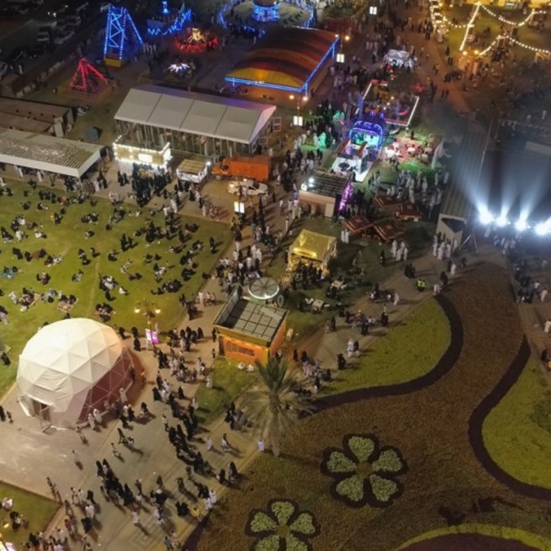 انطلاق فعاليات مهرجان الورد والفاكهة بتبوك