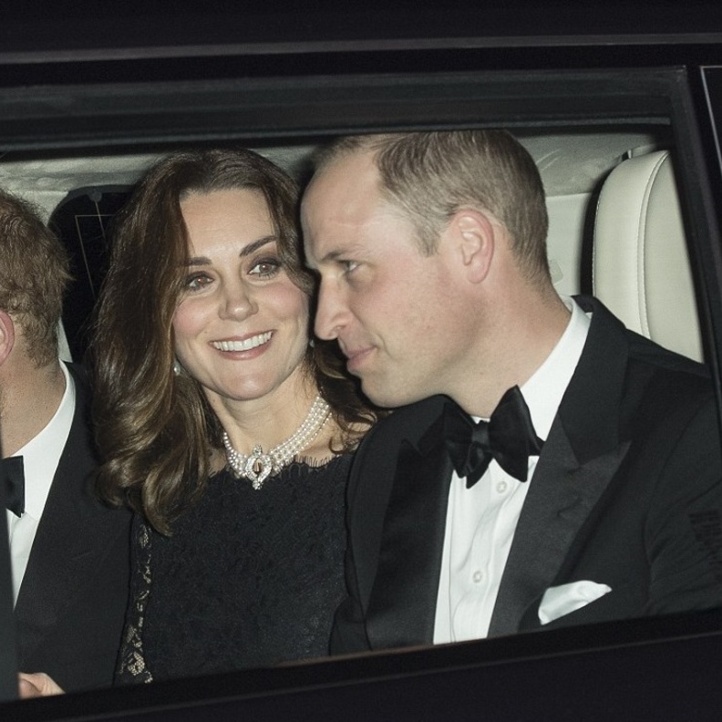 كيت ميدلتون kate Middleton متوجهة للاحتفال بالعيد الـ70 لزواج الملكة إليزابيث