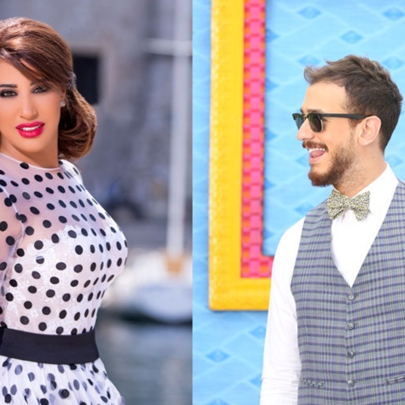 نجوى كرم وسعد المجرد في أبوظبي