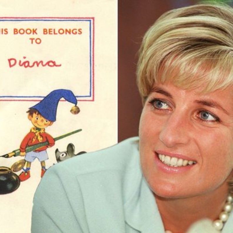 كتاب الأميرة ديانا من مقتنيات الطفولة