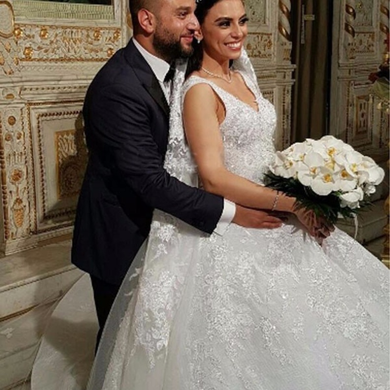 بريجيت ياغي في يوم زفافها