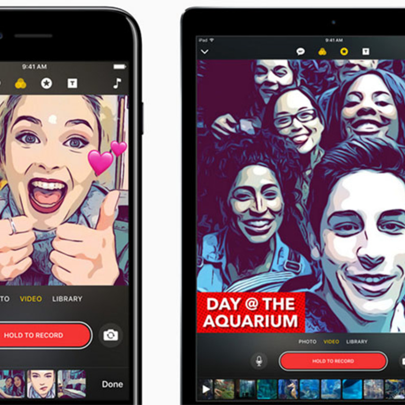 Clips .. تطبيق جديد من أبل لصناعة مقاطع فيديو بسهولة