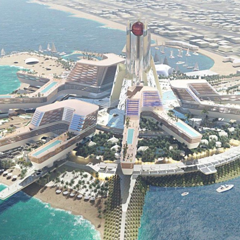 فنادق ومنتجعات بيلاجيو  وإم جي إم على شاطىء جميرا بجانب برج العرب