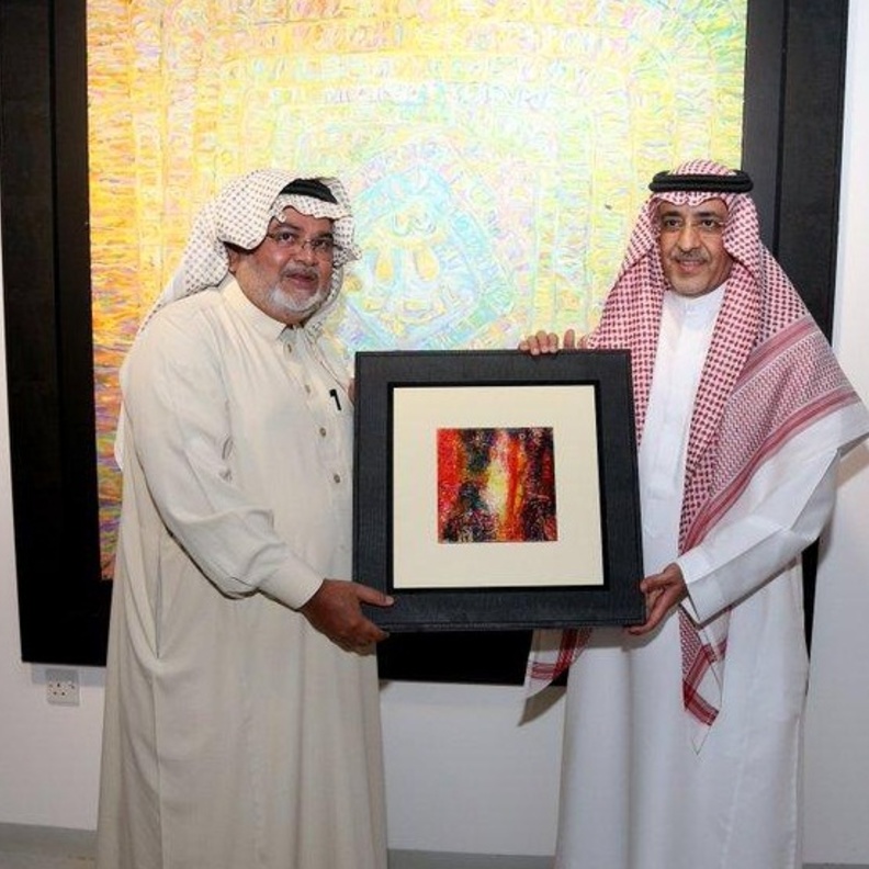 التشكيلي السعودي مع مدير كتارا