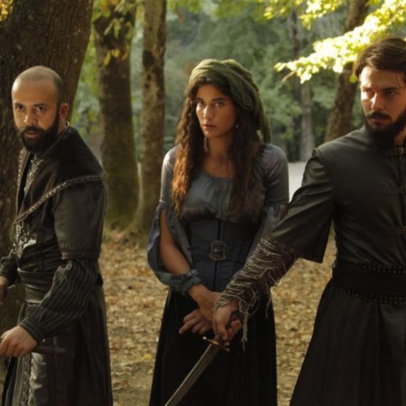 مشهد من مسلسل حريم السلطان