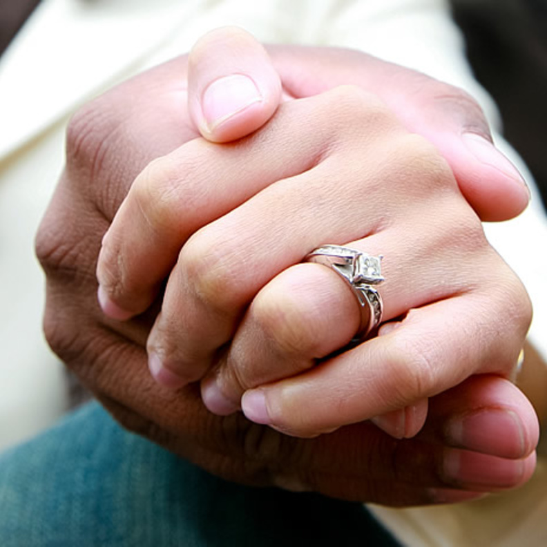  خاتم الزفاف من الماس