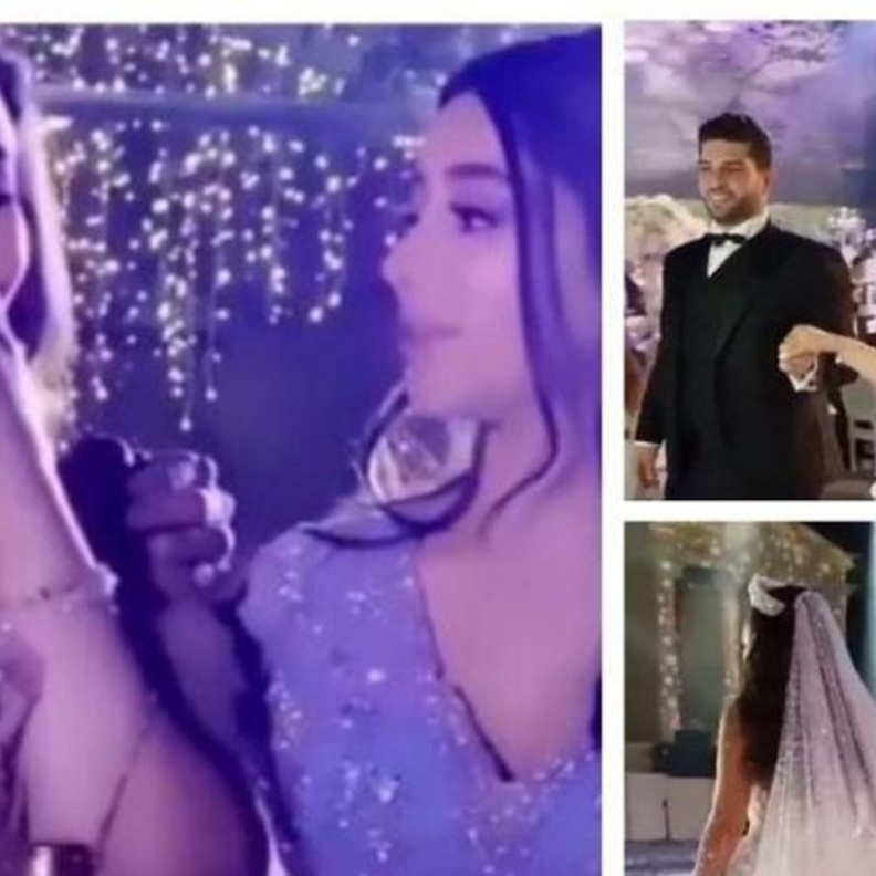 لجين عمران تزف ابنتها جيلان