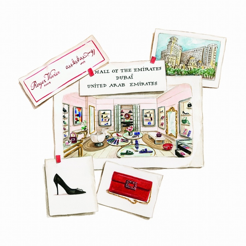 روجيه فيفييه تفتتح متجرها الأول في أبوظبي بالتعاون مع مجموعة الطاير