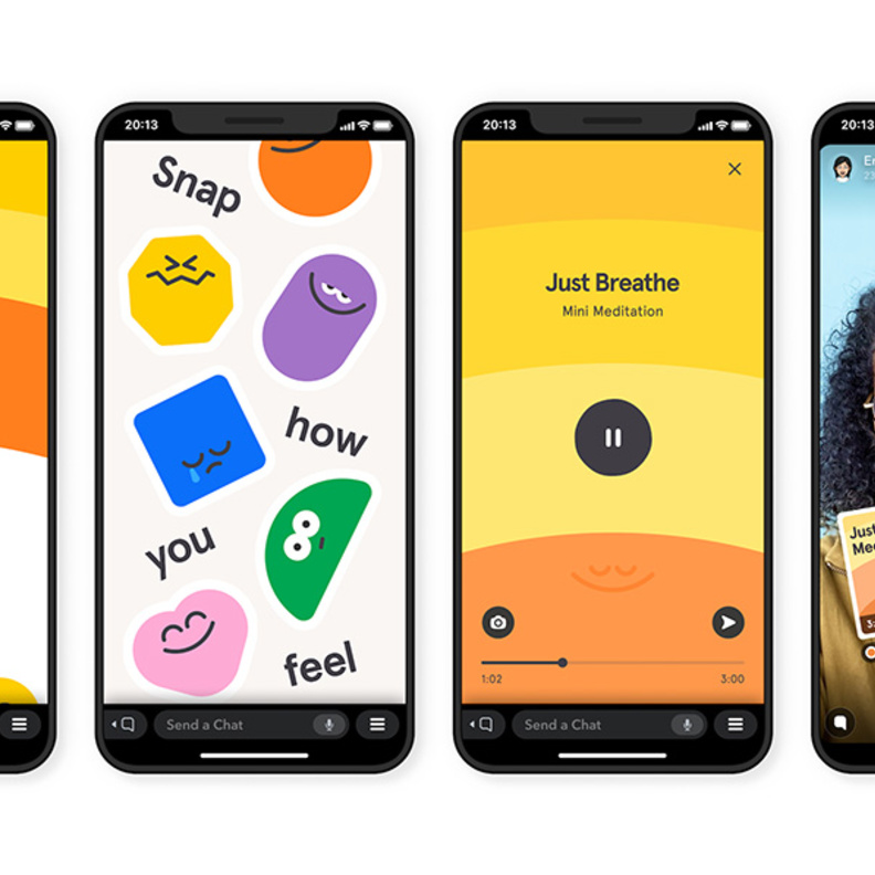 سناب شات Snapchat تطلق ميزة Headspace للصحة الذهنية والبدنية