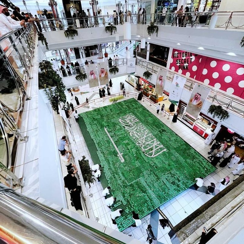 أكبر علم من الكاب كيك 