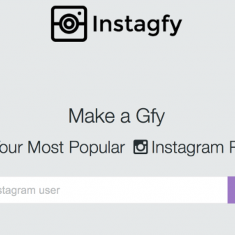 Instagfy موقع لعمل صورة GIF من أبرز صورك على "إنستقرام"