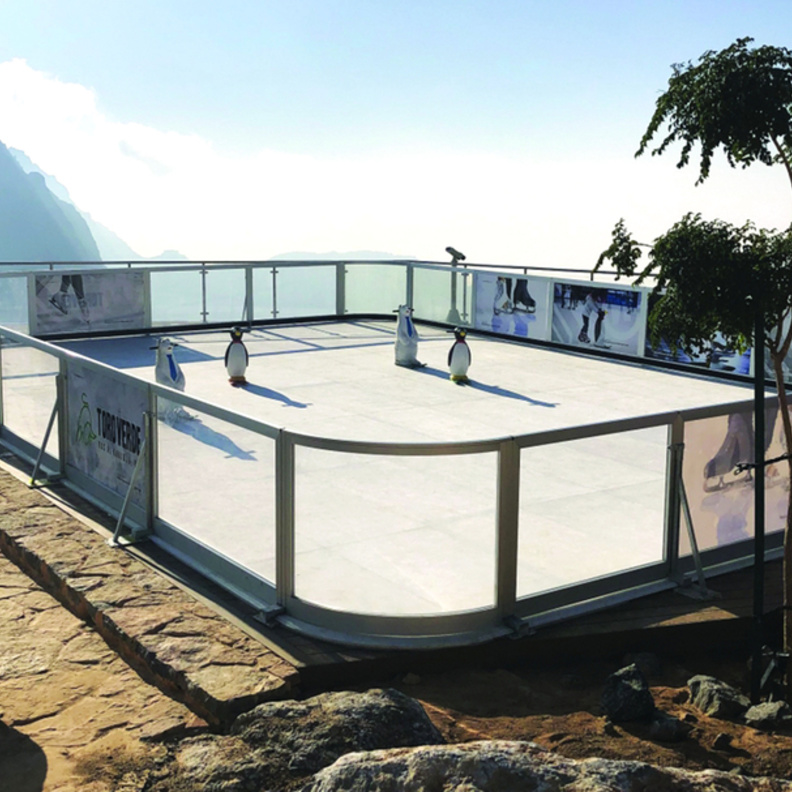 رأس الخيمة تفتتح أعلى حلبة تزلج في متنزه "منصة المشاهدة"