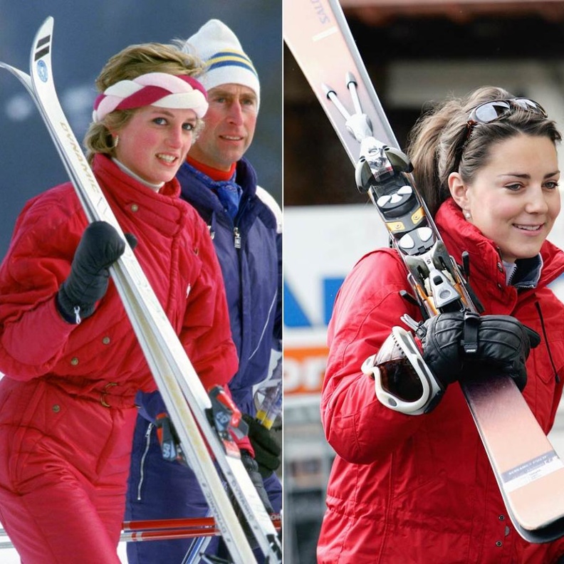 كيت وديانا مفعمين بالحيويه