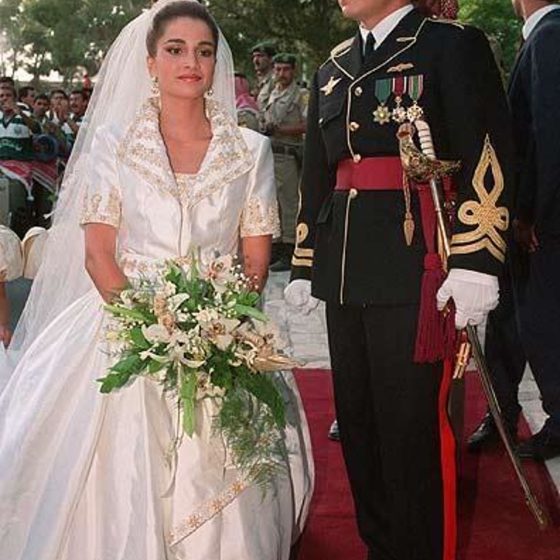 زفاف الملك عبد الله على الملكة رانيا