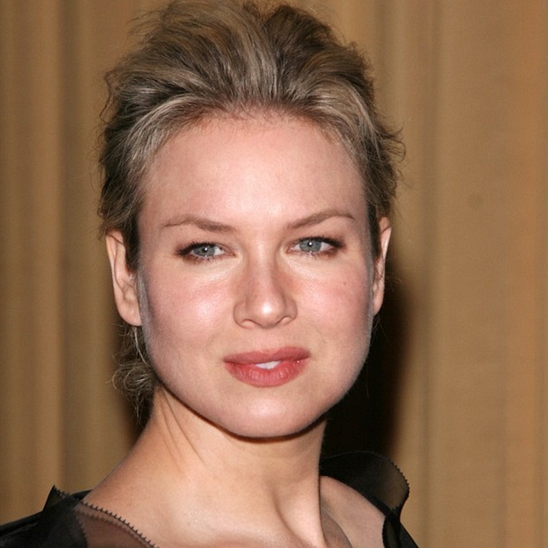 رينيه زيلويغر قبل عمليات التجميل