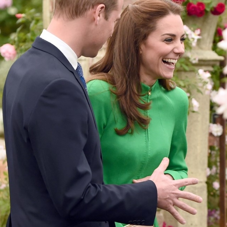 وليام وكيت في معرض تشيلسي للزهور للمرة الأولى