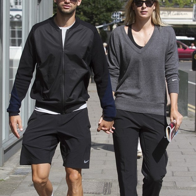 ماريا شارابوفا وصديقها السابق