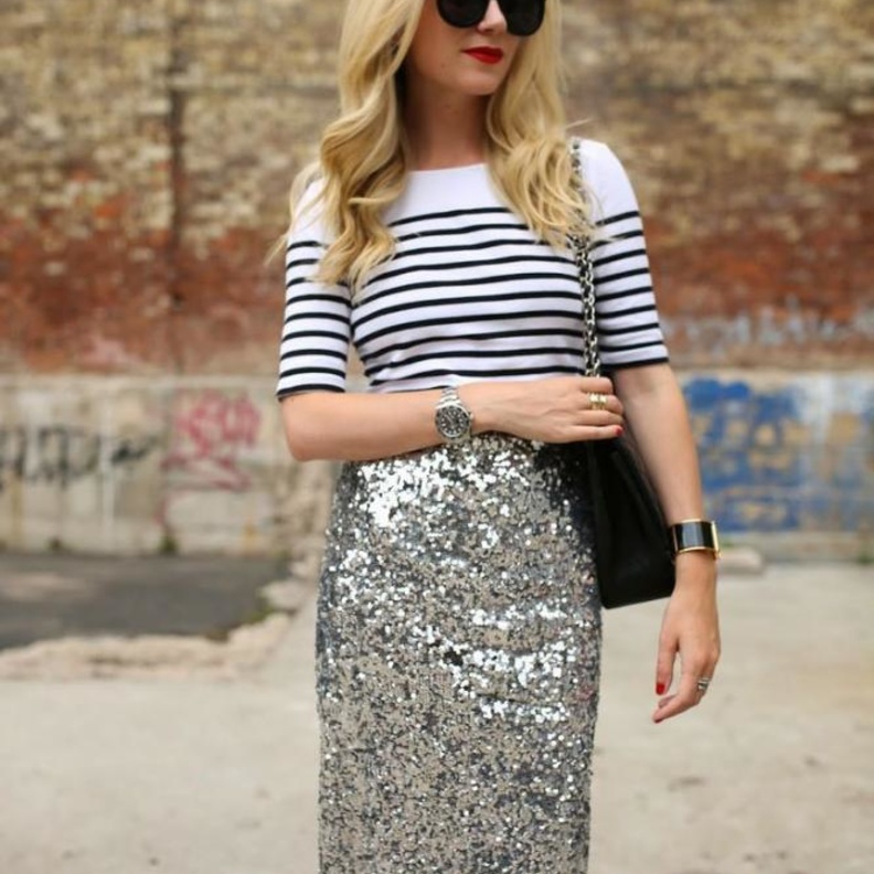 اختاري تنورة الترتر لاطلالة ربيعية مميزة