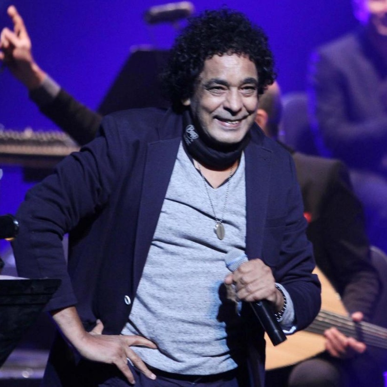 محمد منير منع دخول كل الكاميرات