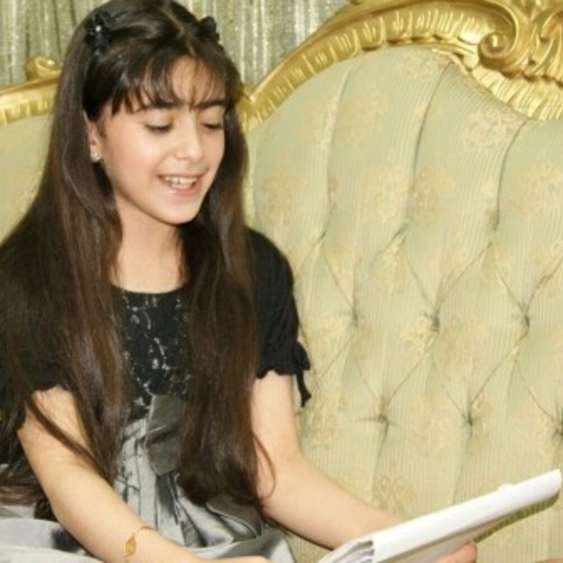 الطفلة السورية طيبة عامر