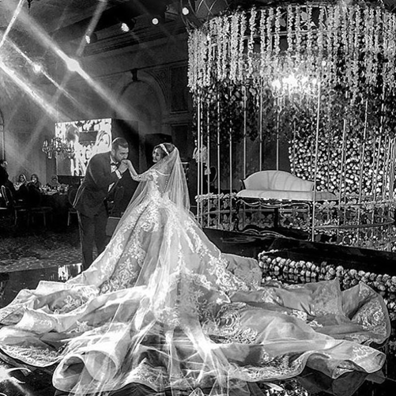 زفاف المصممة العراقية شهد الجميلي