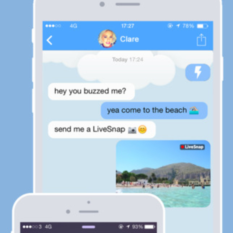 التطبيق الجديد يدكج فكرة انستقرام وسناب شات