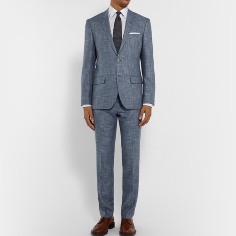 بدلة باللون الازرق من هيوغو بوس Hugo Boss