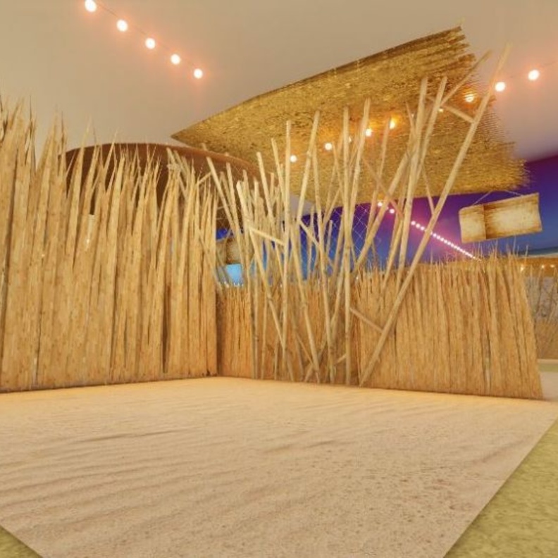 معرض عالم سارا كمدينة شاطئية