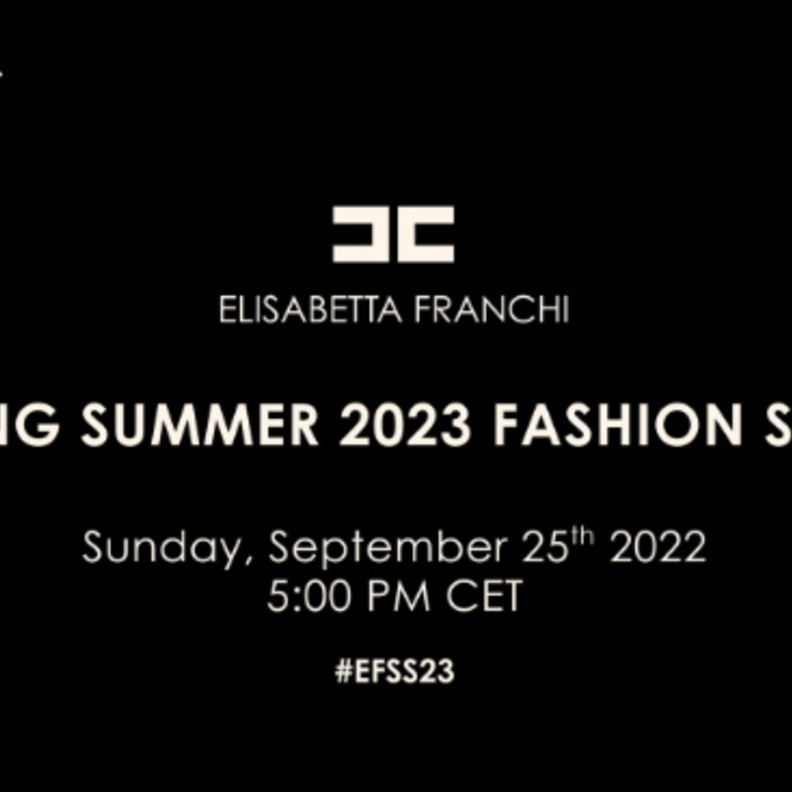 بث مباشر لعرض أزياء Elisabetta Franchi لربيع صيف 2023