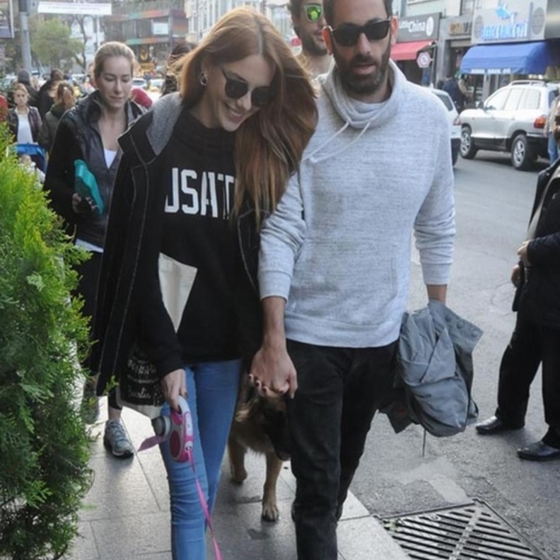 سيلين سويدار وزوجها أمس