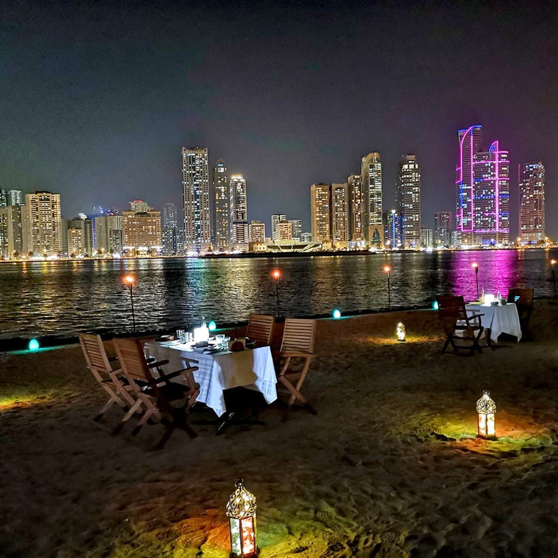 فعاليات فاخرة بمناسبة رأس السنة الجديدة في جزيرة النور بالشارقة