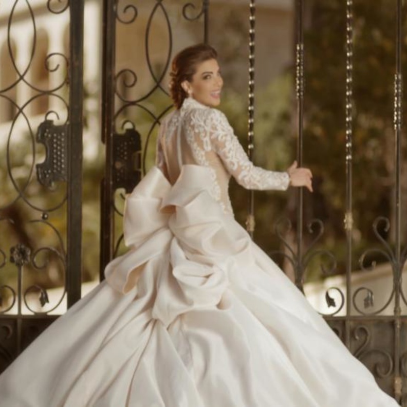 هذا هو فستان زفاف دينا حايك!