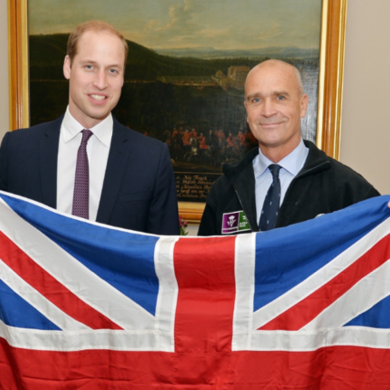 الأمير وليام و المستكشف البريطاني هنري ورسلي