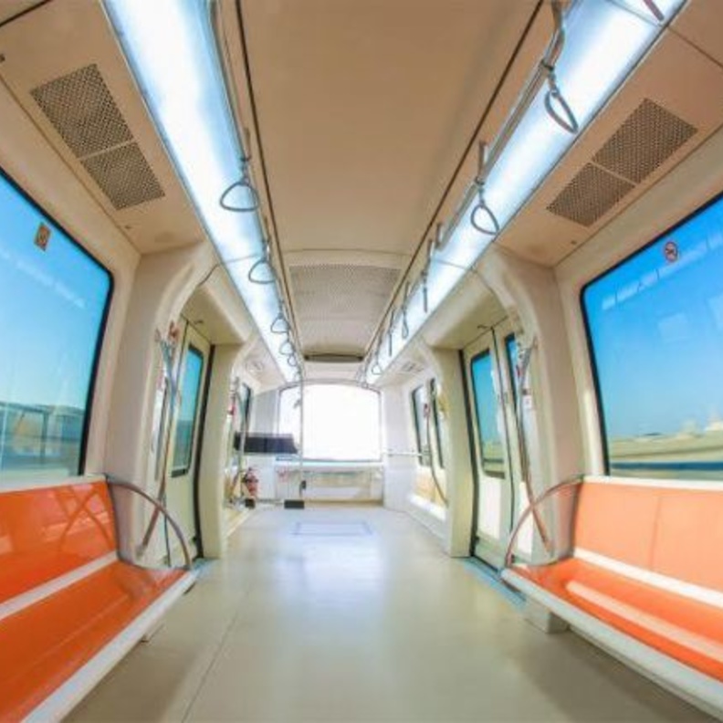 من داخل القطار