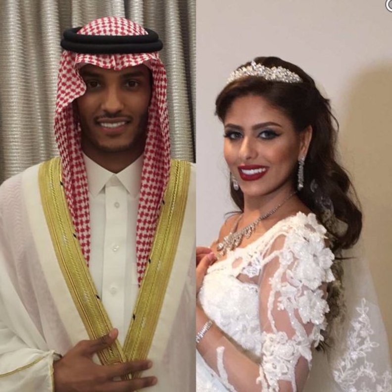 نايف هزازي و  المذيعة رقية الخياط