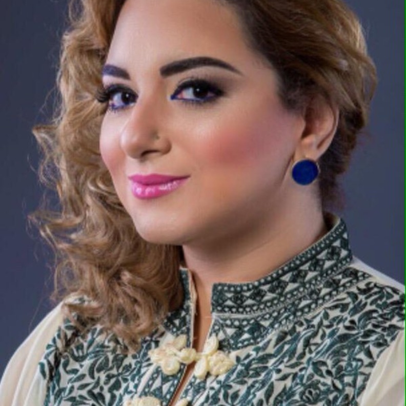 نادين قنبج بمكياج ميرفت بخاري 